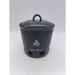 Tabletops Gallery Chalk Black Garlic Keeper
